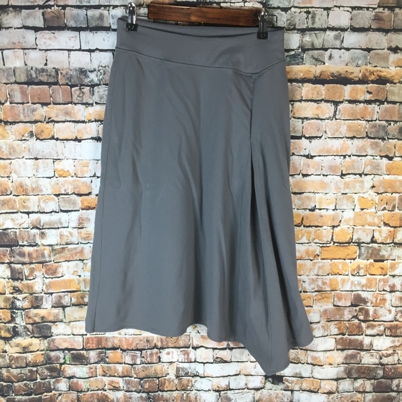 Athleta Gray Maxi Skirt - Picture 1 of 4